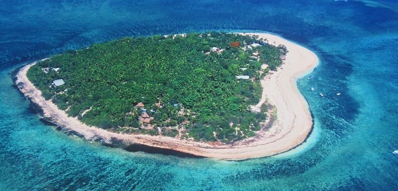 Tavarua Island, Fiji – A heart shaped island with full-fledged resort