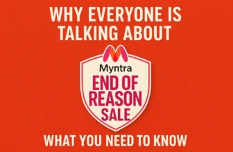 Main banner of Myntra End of Reason Sale 2025 with dates and discount highlights